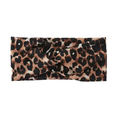 Bohemian Print Wide Headband - Water Absorbent, Cross Straps, Suitable For Yoga, Running And Everyday Use Zen Fit Plus