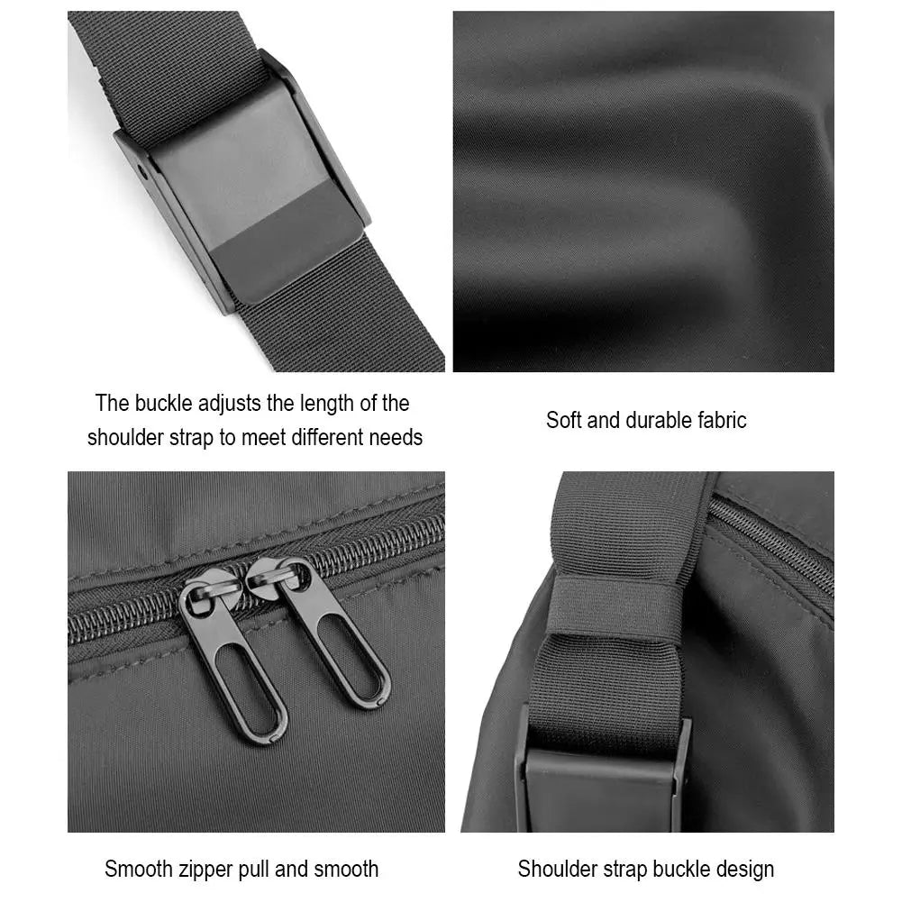 1Pcs Gym Waterproof Bag Fitness Training Bag Outdoor Travel Duffle Bag Leisure Crossbody Bag Ultralight Yoga Gym Sports Backpack Zen fit plus
