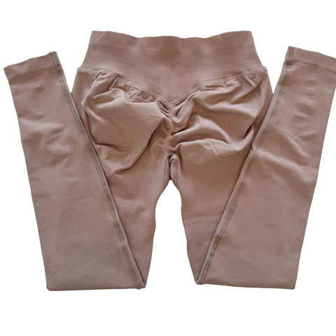 Impact Leggings Women Seamless Yoga Legging Scrunch Bum Gym Legging Workout Yoga Pants Low Waistband Sports Tights - Zen Fit Plus