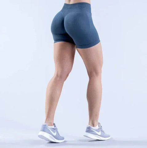 Summer High Waisted Yoga Shorts Fashionable and Sexy Running Fitness Pants Solid Color Yoga Leggings Zen fit plus