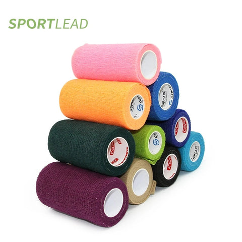 Self Adhesive Elastic Bandage Sports Tattoo Breathable Cohesive Waterproof Tape Wrap Elastoplast for Injury Finger Wrist Ankle Zen fit plus
