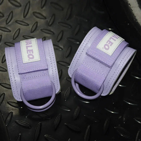 1Pcs Leather Fitness Ankle Straps Adjustable D-Ring Foot Support Cuffs Gym Leg Strength Workouts Pulley Buckle Sports Feet Guard Zen fit plus