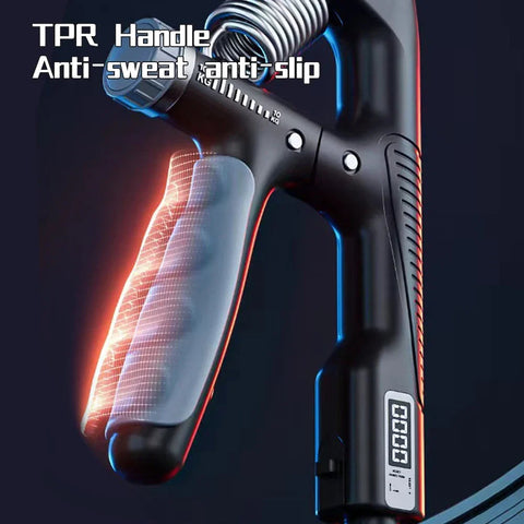 Smart Counting Hand Grip Strengthener 10-100Kg Wrist Expander Finger Exerciser for Trainers Muscle Recovery Fitness GymTraining Zen Fit Plus