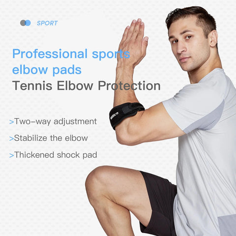 1 PCS Elbow Protection Strap Elbow Soft Cushion Support Strap Knee Support Basketball Tennis Badminton Epicondylitis Elbow Pad Zen Fit Plus
