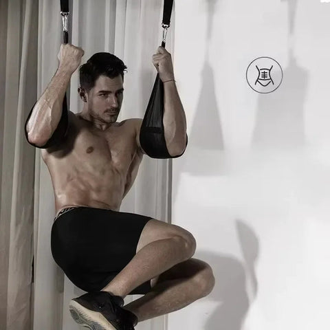 Fitness AB Sling Straps Suspension Rip-Resistant Heavy Duty Pair for Pull Up Bar Hanging Leg Raiser Home Gym Fitness Equipment Zen Fit Plus