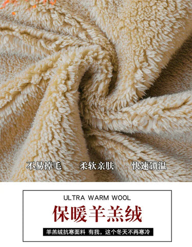 Winter Lambswool Coats Thicken Warm Jackets Long Sleeve Zipper Hoodies Casual Sports Fleece Black Coat Hooded Men Women Jacket - Zen Fit Plus