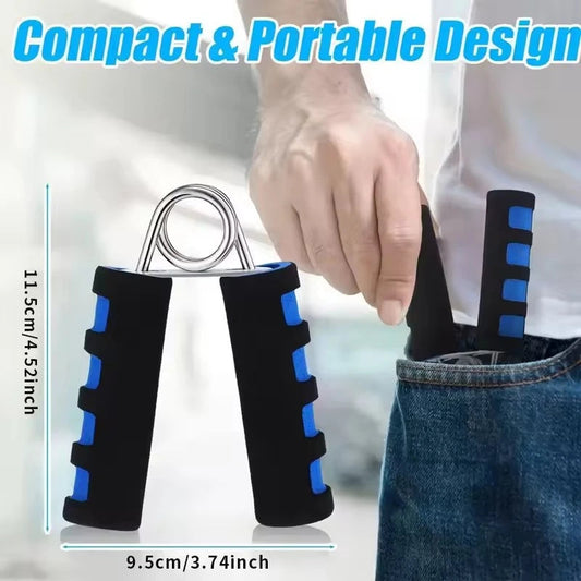 1pc Wrist Strength Trainer Spring Grip Finger Strength Trainer Sponge Forearm Enhancer Wrist Expander Exercise Muscle Trainer Zen Fit Plus