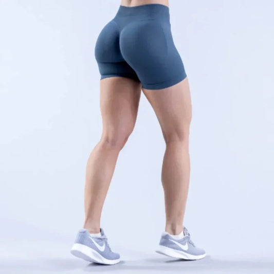 Summer High Waisted Yoga Shorts Fashionable and Sexy Running Fitness Pants Solid Color Yoga Leggings Zen fit plus