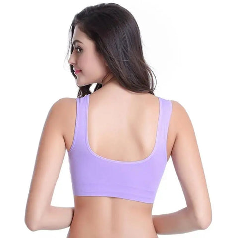 Women Sport Yoga Bra Running Vest Gym Workout Underwear Padded Crop Tops Female Sportswear Brassiere Push Up Fitness Bras Zen Fit Plus