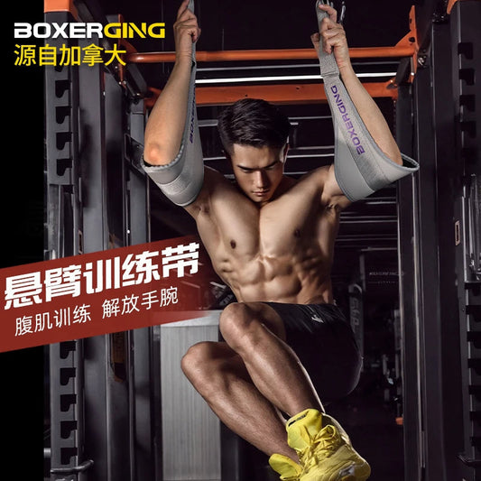 1 Pair Fitness Abdominal Muscle Belt Hanging AB Sling Straps Hanging Pull-Ups Training Horizontal Bar Gym Muscle Training Belt Zen Fit Plus