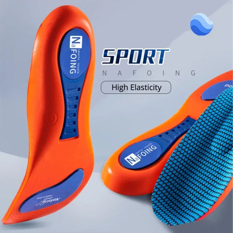 Sport Orthopedic Insoles for Feet Men Women EVA Breathable Shock Absorption Shoes Insole for Running Basketball Sport Care Pads - Zen Fit Plus