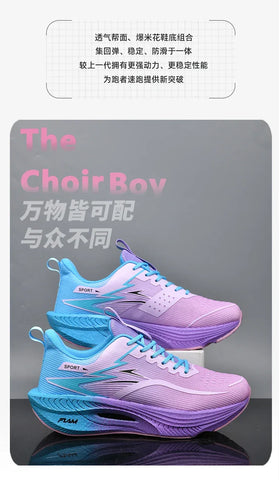 Men Sports Running Shoes Marathon Air Cushion Breathable Lightweight Comfortable Women Outdoor Athletic Sneakers Jogging Tenis - Zen Fit Plus