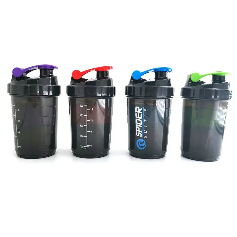3 Layers Shaker Protein Bottle Powder Shake Cup Large Capacity Water Bottle Plastic Mixing Cup Body-Building Exercise Bottle - Zen Fit Plus