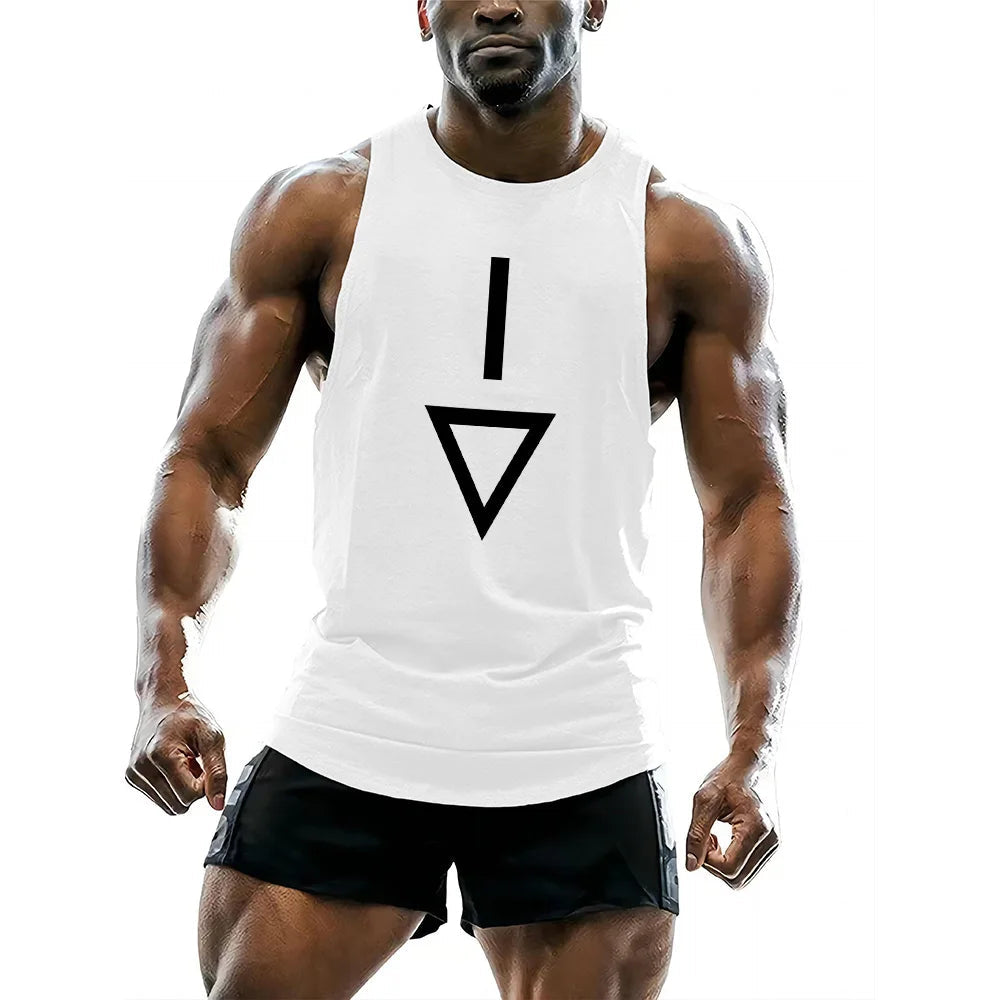 Summer basketball wear sleeveless vest Men's sports undershirt Sleeveless vest men's outdoor 2d printed adult tops Quick dry Zen fit plus