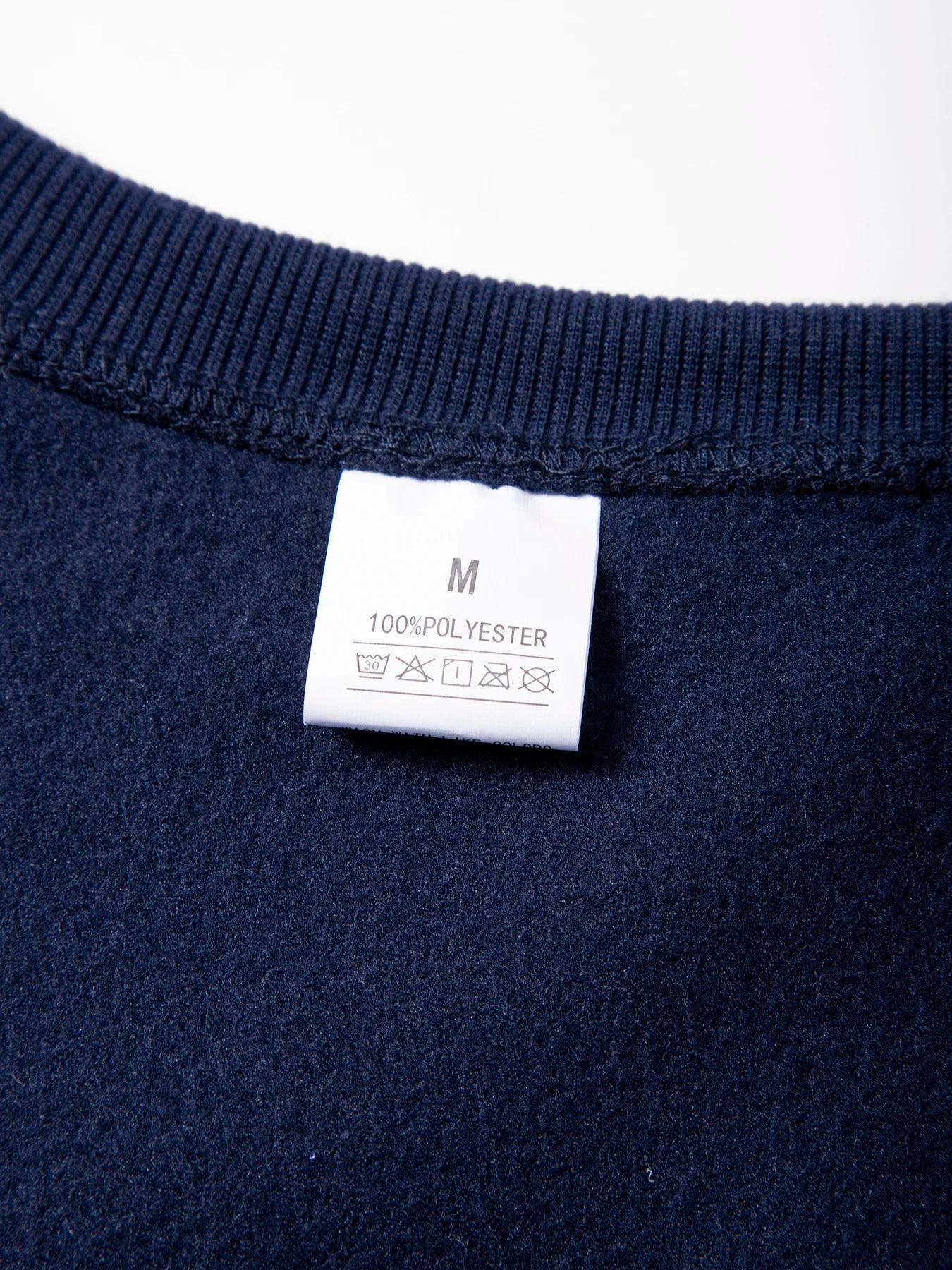 Men's Crew Neck Sweatshirts Solid Color Sweatwear Spring Outdoor Casual Daily Long Sleeve Pullover Hoodie Man Sportswear - Zen Fit Plus