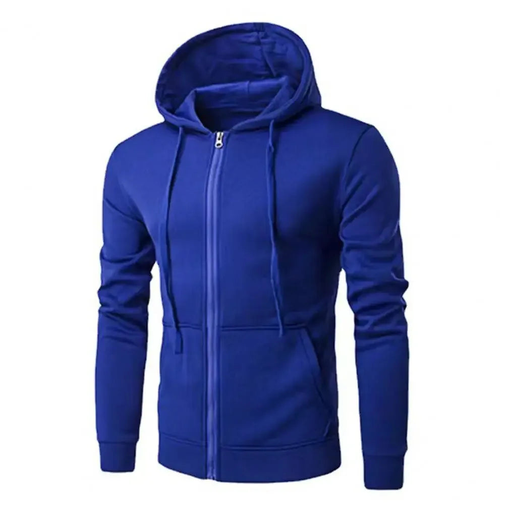 Autumn Men Sweatshirts Long Sleeve Jacket Hoodie Zipper Closure Jacket Male Hoodies Sweatshirt Slim Fit Male Clothing - Zen Fit Plus