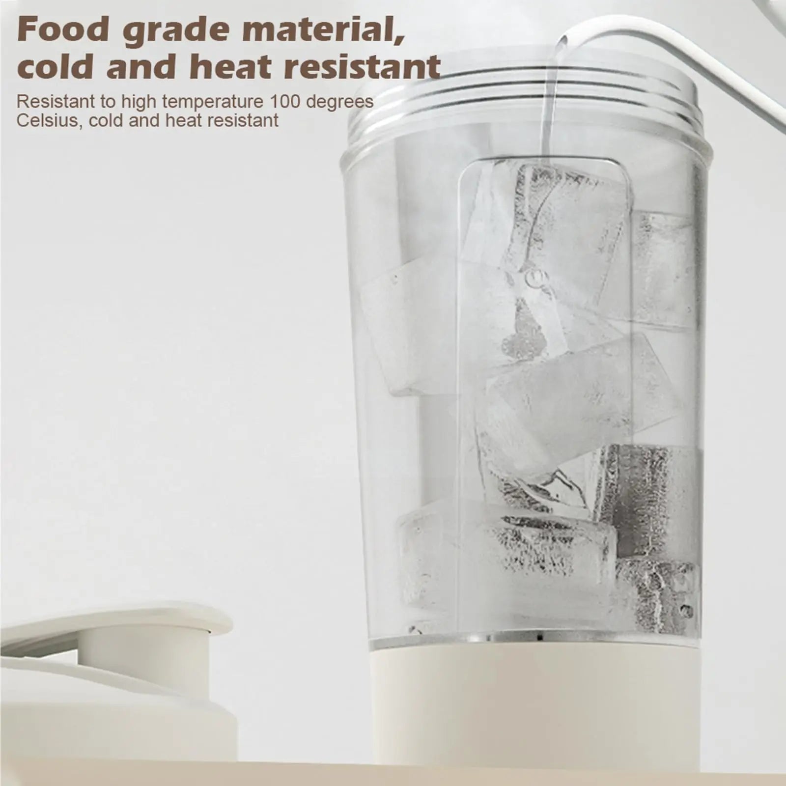 Electric Protein Shaker Bottles Rechargeable Mixer Cup Shakes Meal Replacements BPA-Free Tritan 13.5oz Automatic Mixer Bottle Zen fit plus