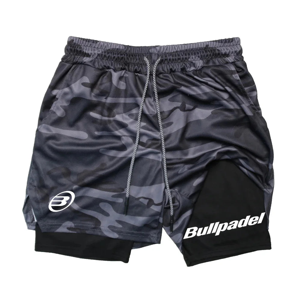 New Men's Padel Sport Shorts Summer Male Breathable Tennis Shorts Quick-Drying Badminton Trousers Outdoor Running Sportwear Zen fit plus