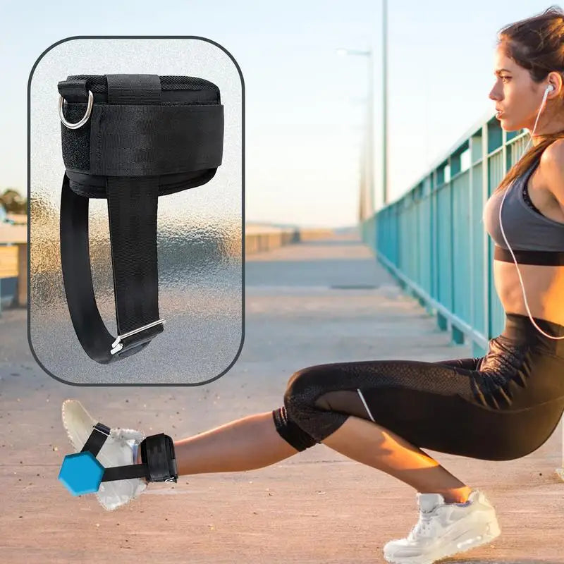 Dumbbell Ankle Strap Adjustable Ankle Weights Strap For Men Adjustable Weight Dumbbell Ankle Straps Portable Ankle Straps Legs Zen fit plus