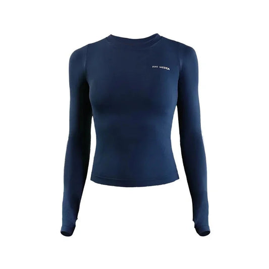 Fitness Tops Women Tight Sports Long Sleeve Yoga Clothing Running Training Clothes Gym Workout Shirt Comfortable Training Cloth Zen fit plus