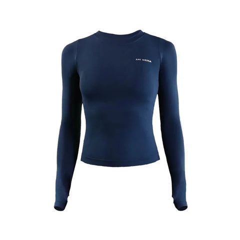 Fitness Tops Women Tight Sports Long Sleeve Yoga Clothing Running Training Clothes Gym Workout Shirt Comfortable Training Cloth Zen fit plus
