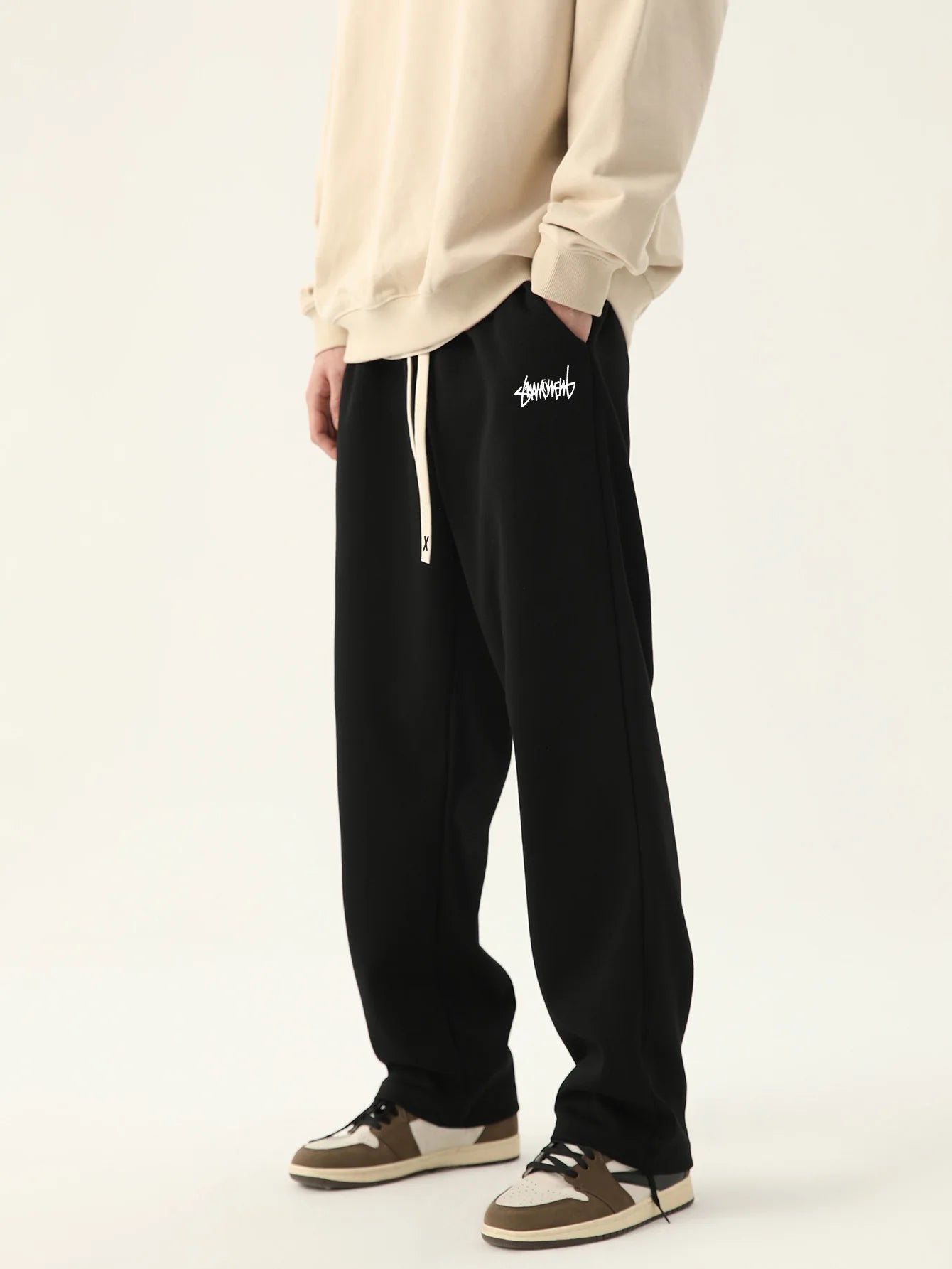 Men's jogging pants baggy pants neutral breathable baggy outdoor pants fashion design jogging pants 2024 new sweatpants Zen fit plus