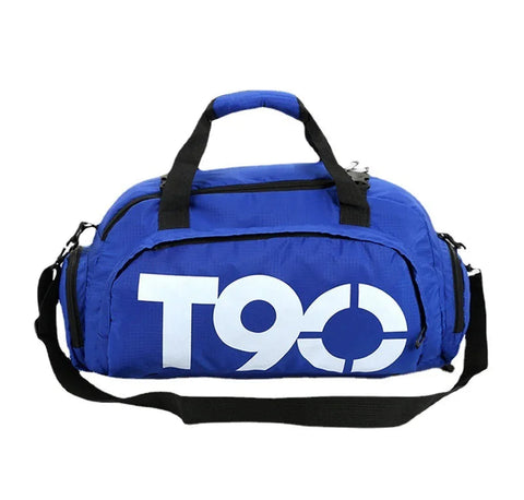 T90 Gym Backpack Women Fitness Travel Boston Trip Luggage Handbag Sports Shoe Shoulder Duffle Weekend Big Cross Tote Bag for Man Zen fit plus
