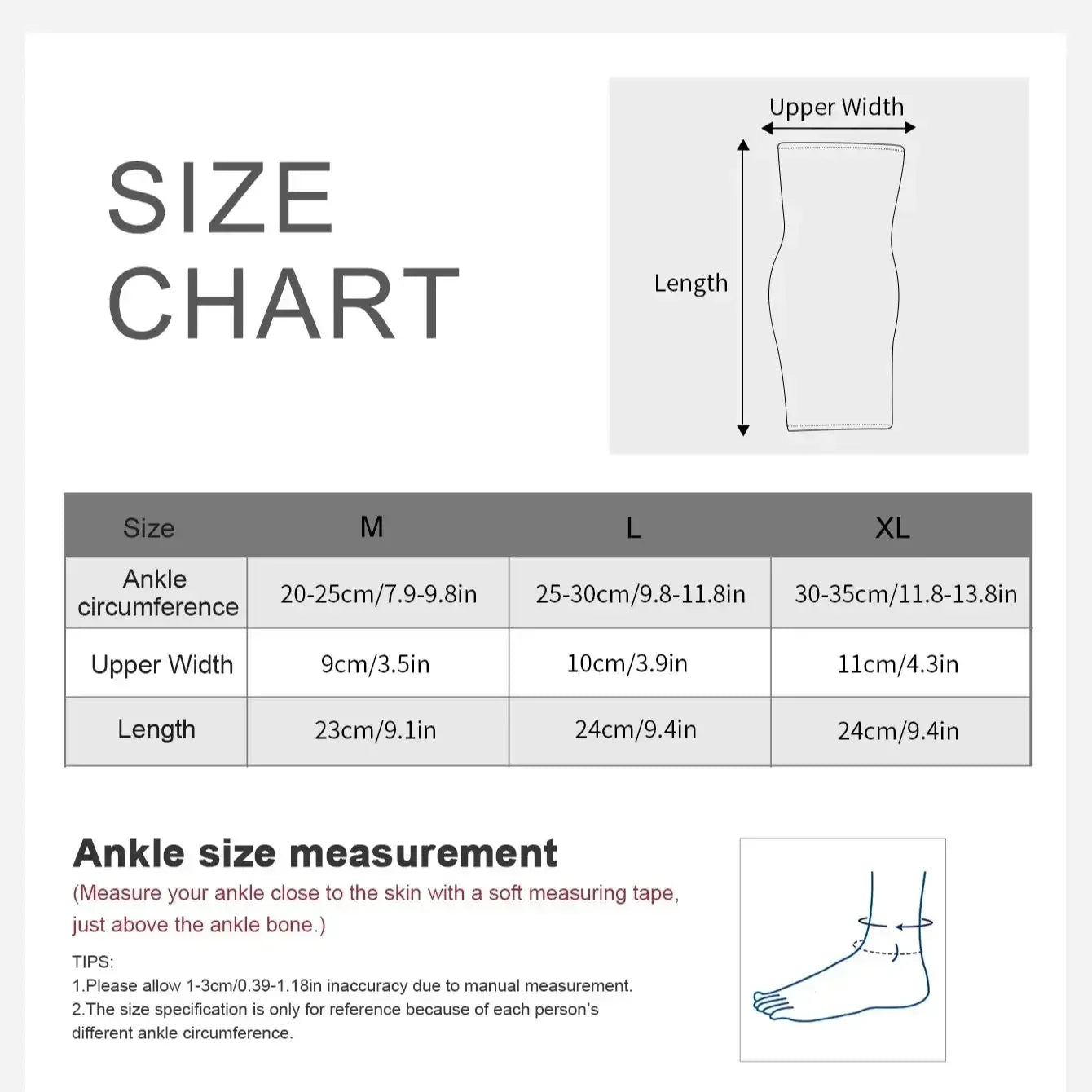 1PC Pressurized Bandage Ankle Protector Sport Anklet Support Foot Strap Nylon Knitted Elastic Ankle Brace Gym Basketball Running - Zen Fit Plus