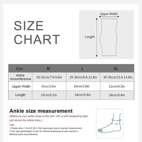 1PC Pressurized Bandage Ankle Protector Sport Anklet Support Foot Strap Nylon Knitted Elastic Ankle Brace Gym Basketball Running - Zen Fit Plus