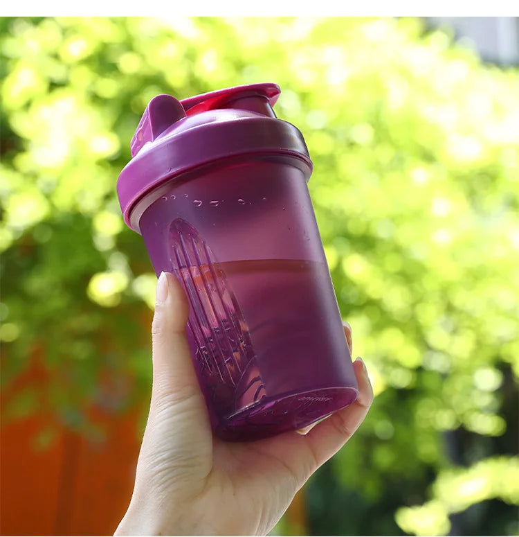 Leeseph Shaker Bottle with Shaker Balls Leak Proof Drink Shaker Bottle for Shake and Pre Work Out Best Shaker Cup (BPA free) Zen fit plus