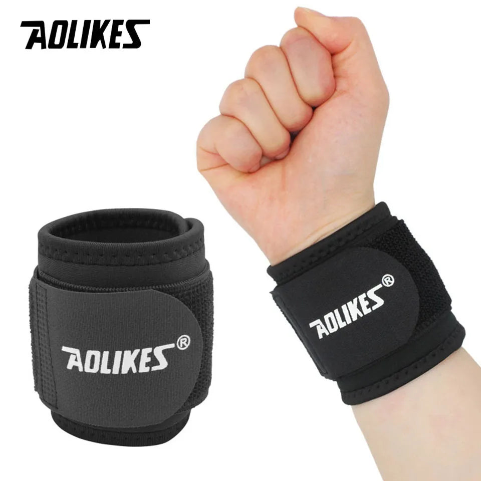 AOLIKES 1PCS Wrist Compression Strap and Wrist Brace Sport Wrist Support for Fitness,Weightlifting,Carpal Tunnel Arthritis Zen fit plus