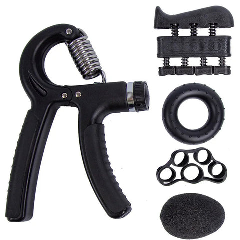 Hand Grip Strengthener Adjustable Resistance Men and Women Finger Massager Expander Workout Strength Muscle Wrist Gym Equipment Zen Fit Plus