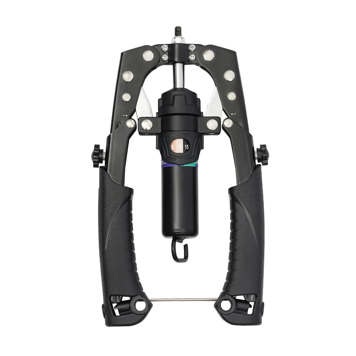 Hydraulic Power Twister Spin Button Arm Blaster Forearm Workout Equipment Adjustable 22-440lbs for Arms, Legs, Biceps, etc - Zen Fit Plus