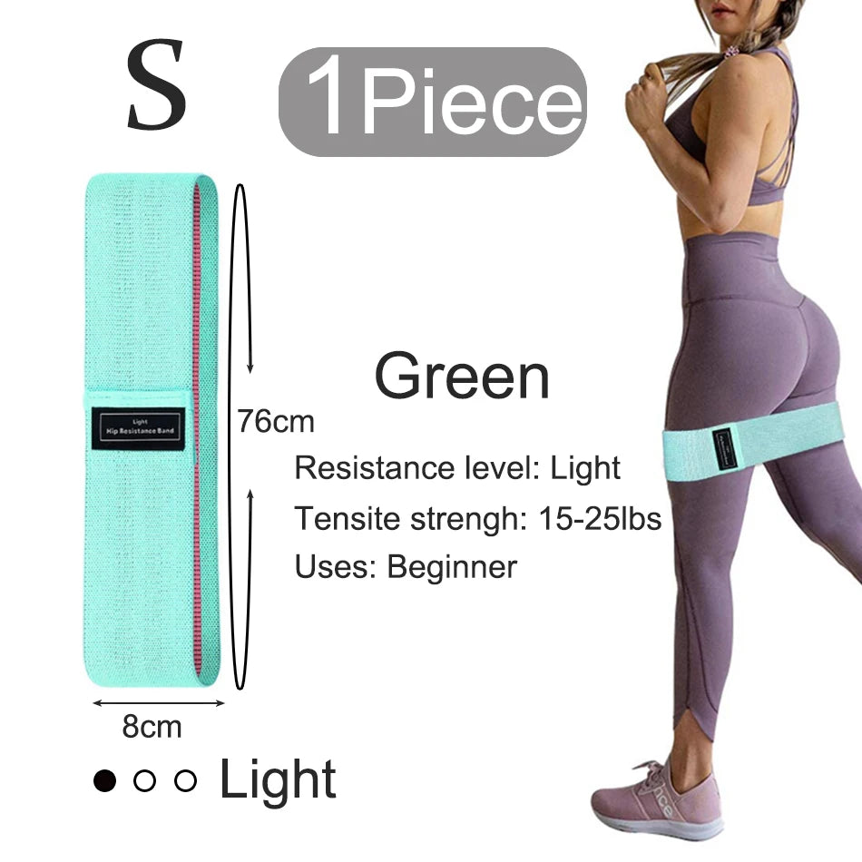 WOSWEIR 1/2/3PCS Elastic Rubber Bands Set for Women Men Fitness Gym Home Resistance Booties Band Hip Circle Expander Workout Zen fit plus