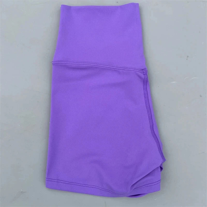 Solid Color tight Women Fitness Sport Short High Waist Yoga Short Legging Squatting Proof Comprehensive Training Jog AthletiC Zen fit plus