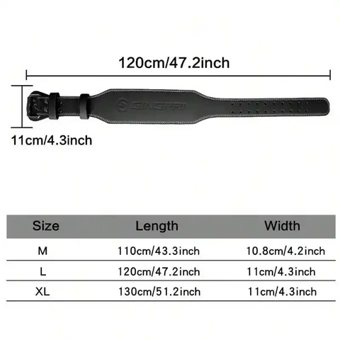 10cm Width Fitness Leather Belt Squat Hard Pull Waist Training Sports Waist Protective Gear Weightlifting Fast Buckle Belt Zen Fit Plus