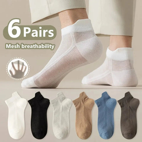 20/10/6/5/4/3/1pairs Men's Fashion Cotton Breathable Comfortable Ankle Socks, Men's Summer Socks Zen fit plus
