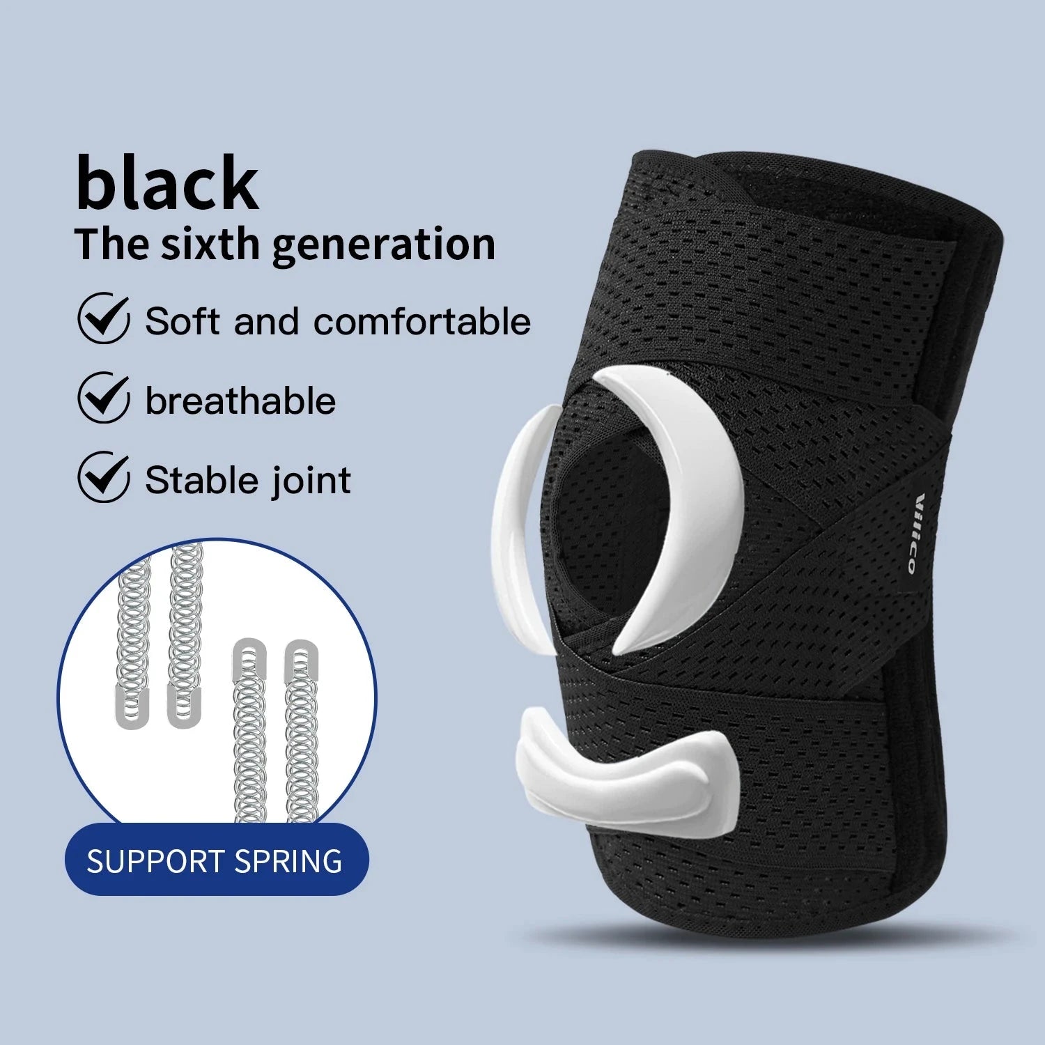 1PC Sports Kneepad Men Women Pressurized Elastic Knee Pads Arthritis Joints Protector Fitness Gear Volleyball Brace Protector Zen Fit Plus