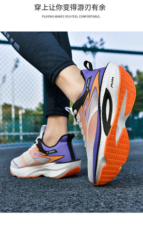 Men Sports Running Shoes Marathon Air Cushion Breathable Lightweight Comfortable Women Outdoor Athletic Sneakers Jogging Tenis - Zen Fit Plus