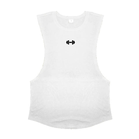 Gym Fitness Training Vests Cotton Breathable Side Slits Tank Tops Mens Bodybuilding Muscle Sleeveless Singlets Workout Shirts Zen fit plus