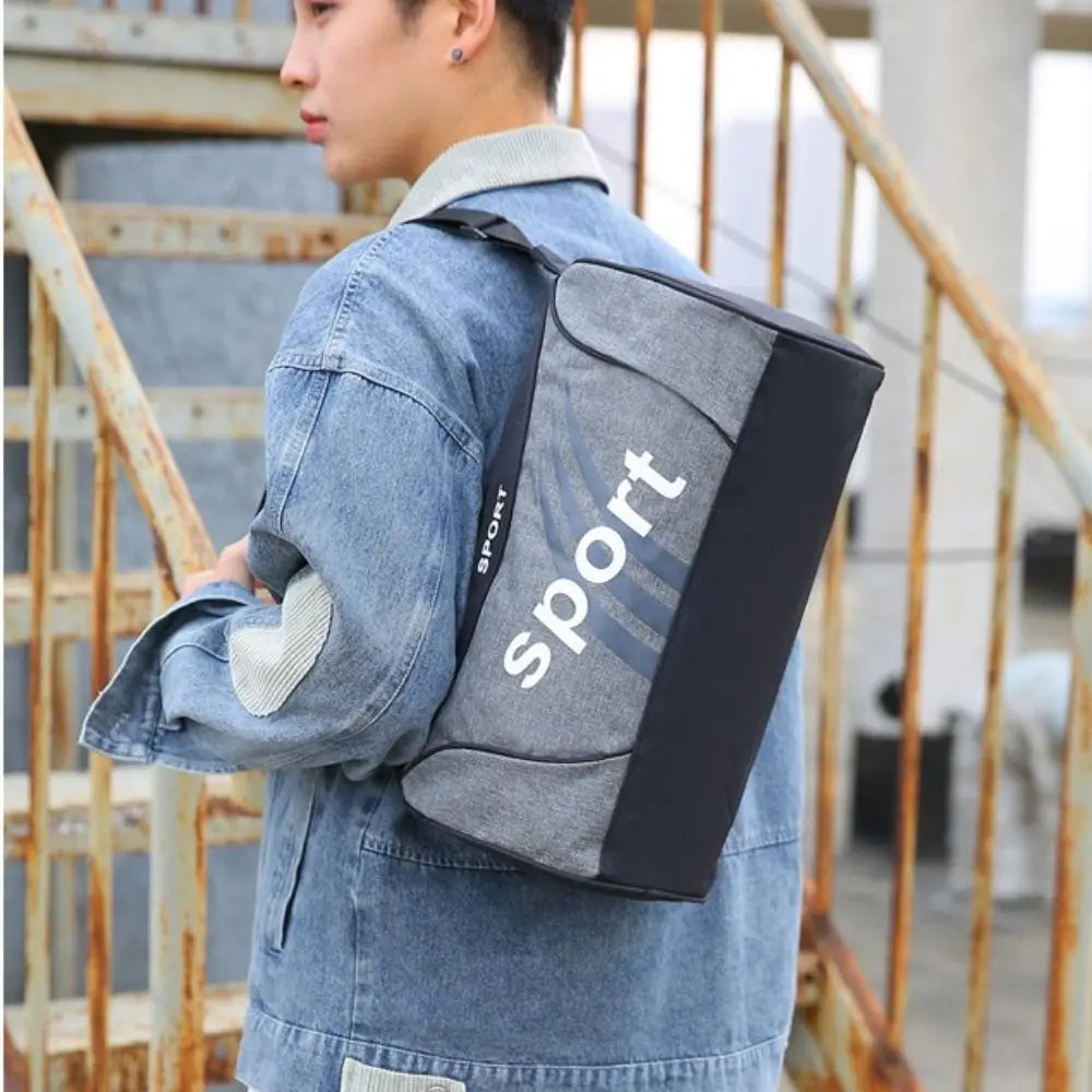 Gym Bag Men's Sports Fitness Accessories Small Training Handbag Women's Travel Male Shoulder Bolsas For The Weekend And Exercise Zen fit plus