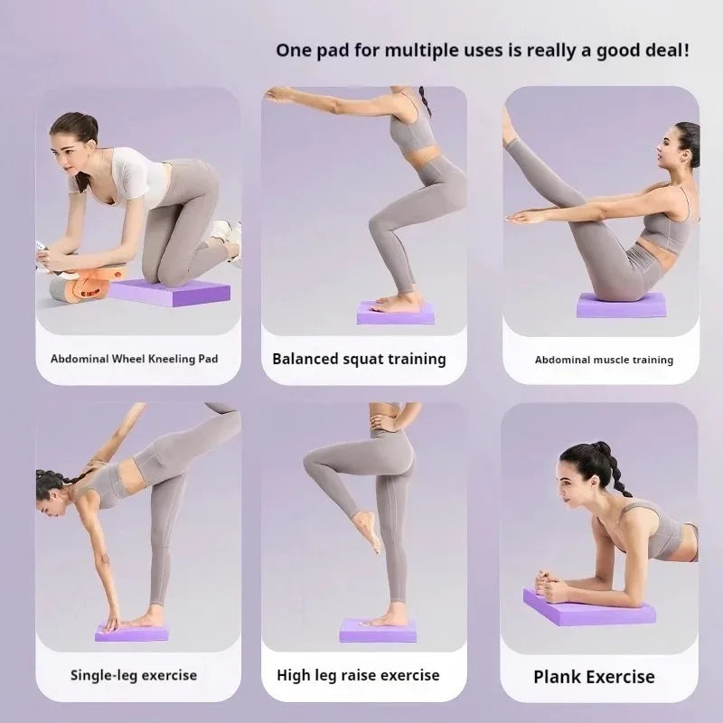 Large Yoga Balance Mat Non Slip Thick Yoga Mat Accessories for Yoga and Pilates Core Balance and Strength Stability Training - Zen Fit Plus