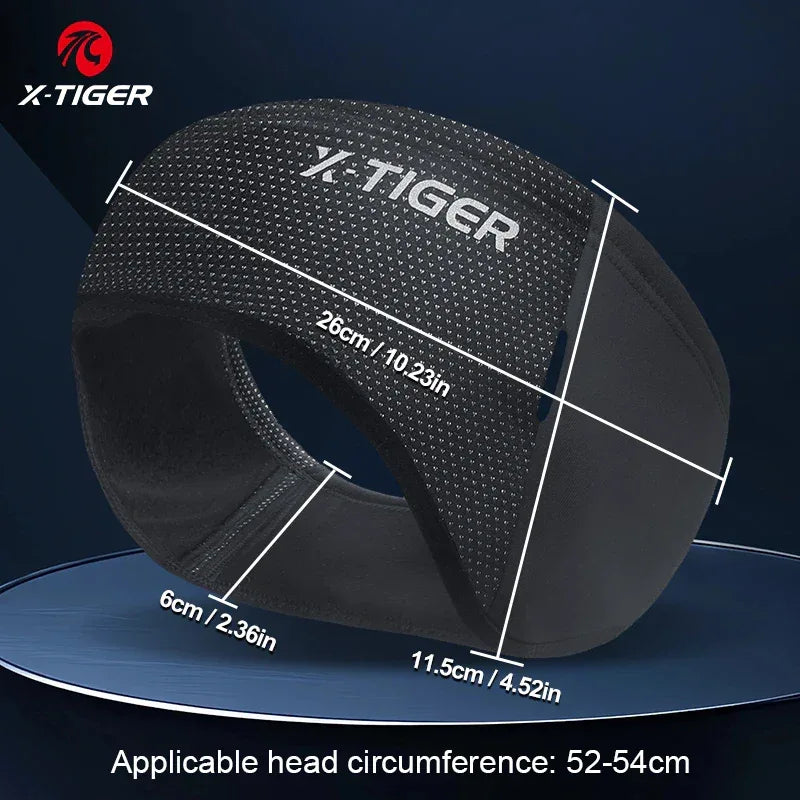 X-TIGER Outdoor Sports Cycling Headwear Winter Windproof Cycling Headband Cap Keep Warm Fleece Bike Equipment Ear Warmer - Zen Fit Plus