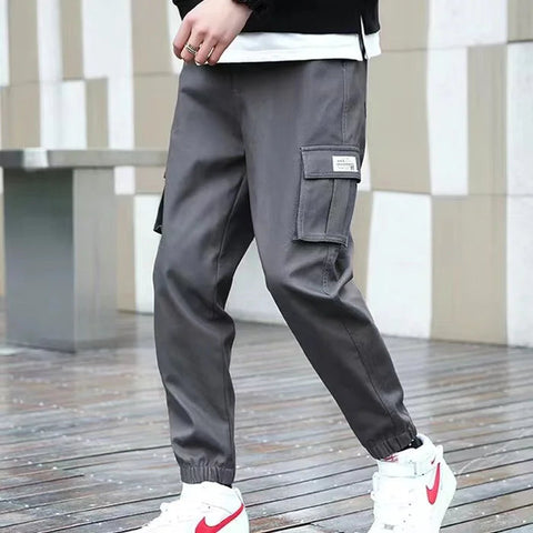 Classic Design Multi Flap Pockets Cargo Pants,Men's Loose Fit Drawstring Harem Cargo Jogger Pants oversized pants men and women Zen fit plus