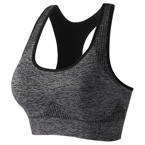 Women's Workout Sports Bras Fitness Backless Padded Ivy Low Impact Bra Yoga Crop Tank Top Zen fit plus