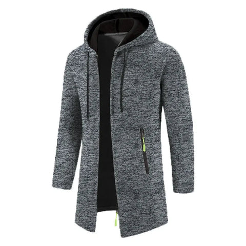 Sweatwear Men's Hoodies Long Sleeve Sweatshirts for Men Zipper Hooded Mens Oversize Winter Top Jacket Coat Black Sweater Zen fit plus