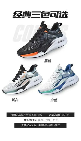 Running & Walking Men's Shoes - Lace-up, Lightweight, Comfortable & Breathable Tennis Sneakers - Zen Fit Plus