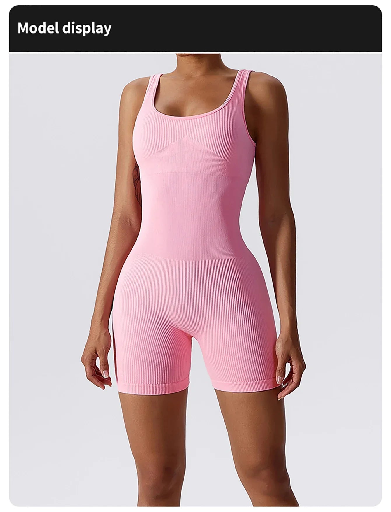 High Elastic Integrated Tight Fitting Jumpsuit Aerial Beauty Back Yoga Suit Seamless Jumpsuit for Women - Zen Fit Plus