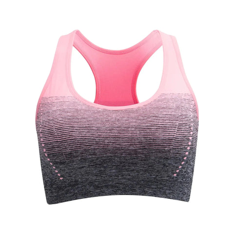 Seamless Sports Bra, Shock-absorbing, Steel Ring Free, Fashionable Vest, Breathable, Quick Drying Yoga Vest, Stress Free Fitness Zen fit plus
