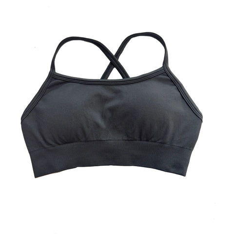 Dynamic Backless Sports Bra Women Seamless Yoga Top Bra Medium Support Padded Gym Crop Top Stretchy Fitness Sports Top Zen fit plus